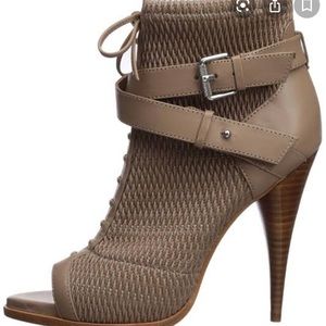 Women's Gia Peep Toe Buckle Bootie